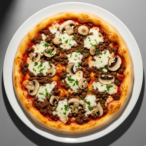 Spicy Beef Pizza 