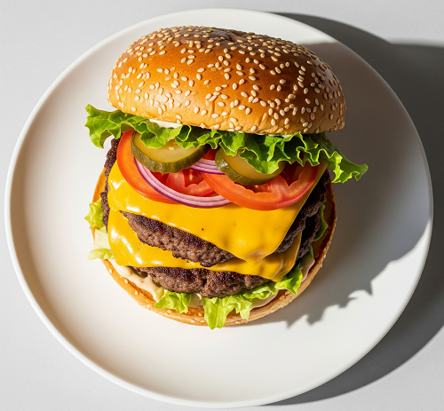 King Size Cheese Burger 