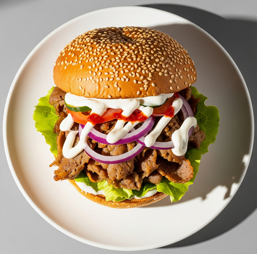 Lamb Doner Burger 