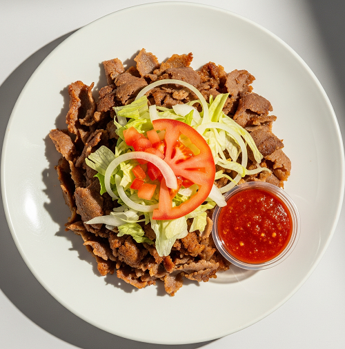 Portion Of Lamb Doner Meat 